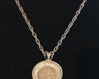 1776 coin necklace | Etsy