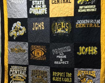 T Shirt Quilt, Memory Quilt