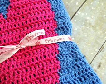 Crochet Heart Baby Blanket Pattern