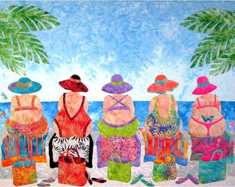 Beach Bums PDF quilt pattern