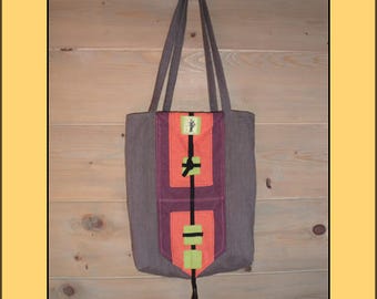 FOLDING shopping bag "Violet"