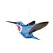 Hummingbird DIY printable papercraft kit. Papercraft pattern. Paper craft wild bird template. last-minute gift idea. home decor