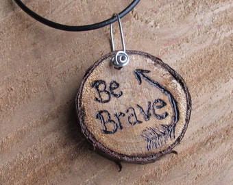 Be Brave Necklace, Be Brave Arrow Necklace, Arrow Necklace, Elk Antler Necklace, Antler Jewelry, Be Brave Jewelry, Brave Jewelry, Be Brave