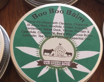 Hemp Oil Boo Boo Balm 2oz.