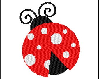 Lady bug Embroidery Design