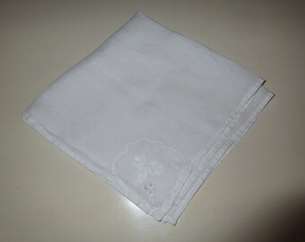 VINTAGE COTTON HANDKERCHIEF
