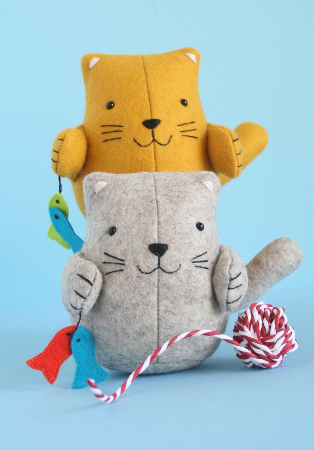 plush pdf pattern felt cat pdf cat pattern pdf toy cat