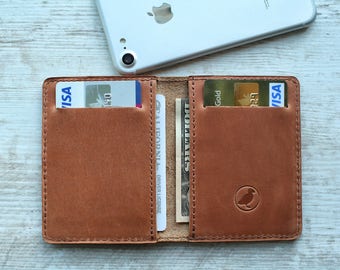 front pocket wallet mens wallet leather bifold wallet leather card holder personalized wallet leather card case minimalist wallet small