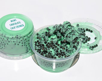 Mint Chocolate Chip Crunch Slime