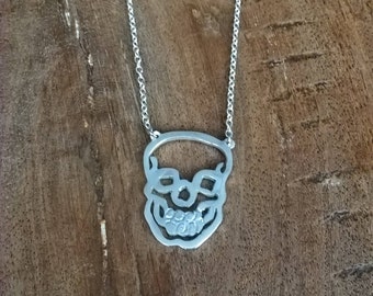 Sterling Silver Skull Necklace