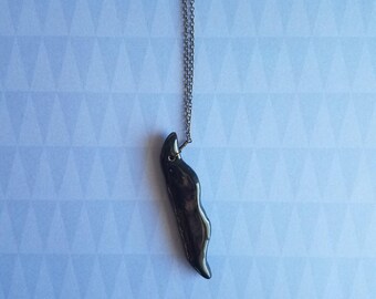 Black Mustache Necklace