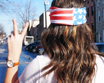 America Headband - Turban Handmade Headband