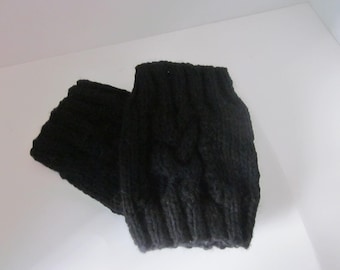 Cable Knit Boot Cuffs