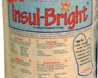 Insulated Batting - Insul-Bright 6320 WN - Narrow width, 22-1/2 Inch Wide - Priced by the half yard