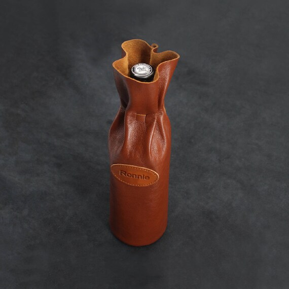 Leather Wine Holder Wine Bottle Bag Wine Sleeve Wine Bottle