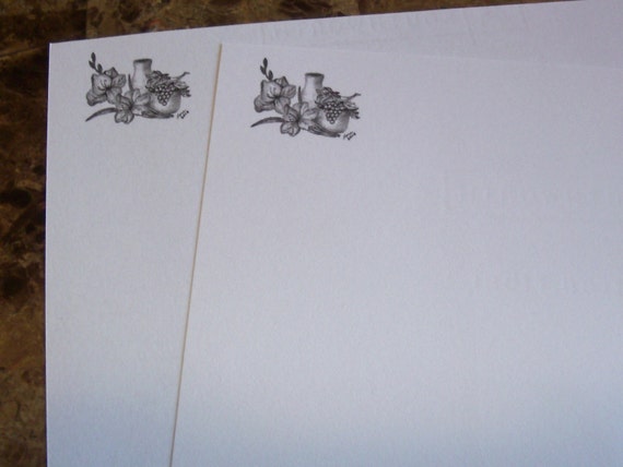 Stationery Letter Sheets Flower Stationery Paper Flower