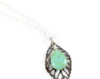 Leaf Necklace, Leaf Pendant Necklace, Nature Pendant Necklace, Pendant Leaf Jewelry, Tree Jewelry, Woodland Jewelry, Nature Lover Gift