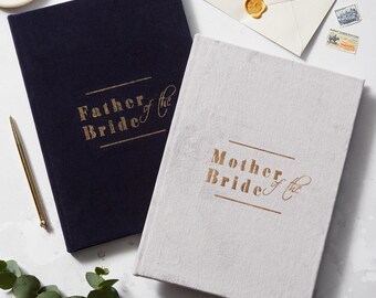 Luxury Parents of the Bride Wedding Keepsake Book, Wedding keepsake, Wedding memory book, Mother of the bride gift, Parent Thank you