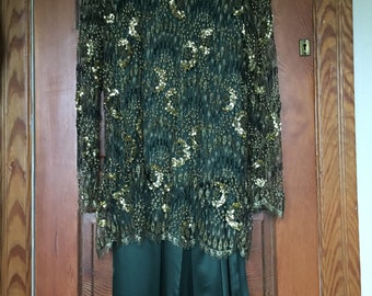 Becky Bisoulis 80s Evening Gown Size L