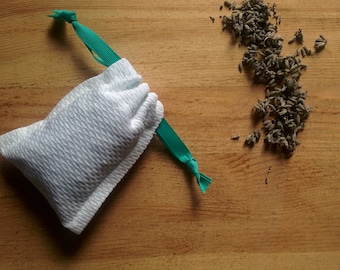 Lavender sachets | Organic lavender | Turquoise ribbon
