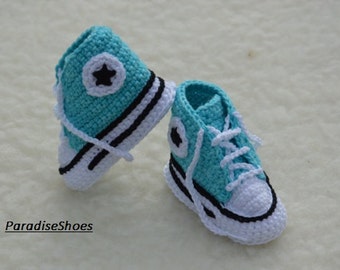 crochet converse,crochet shoes