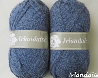 10 balls of wool Irish / brand / Denim Blue
