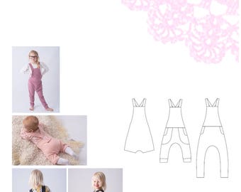 PDF- mönster Don't grow up pants stl 50/56-170