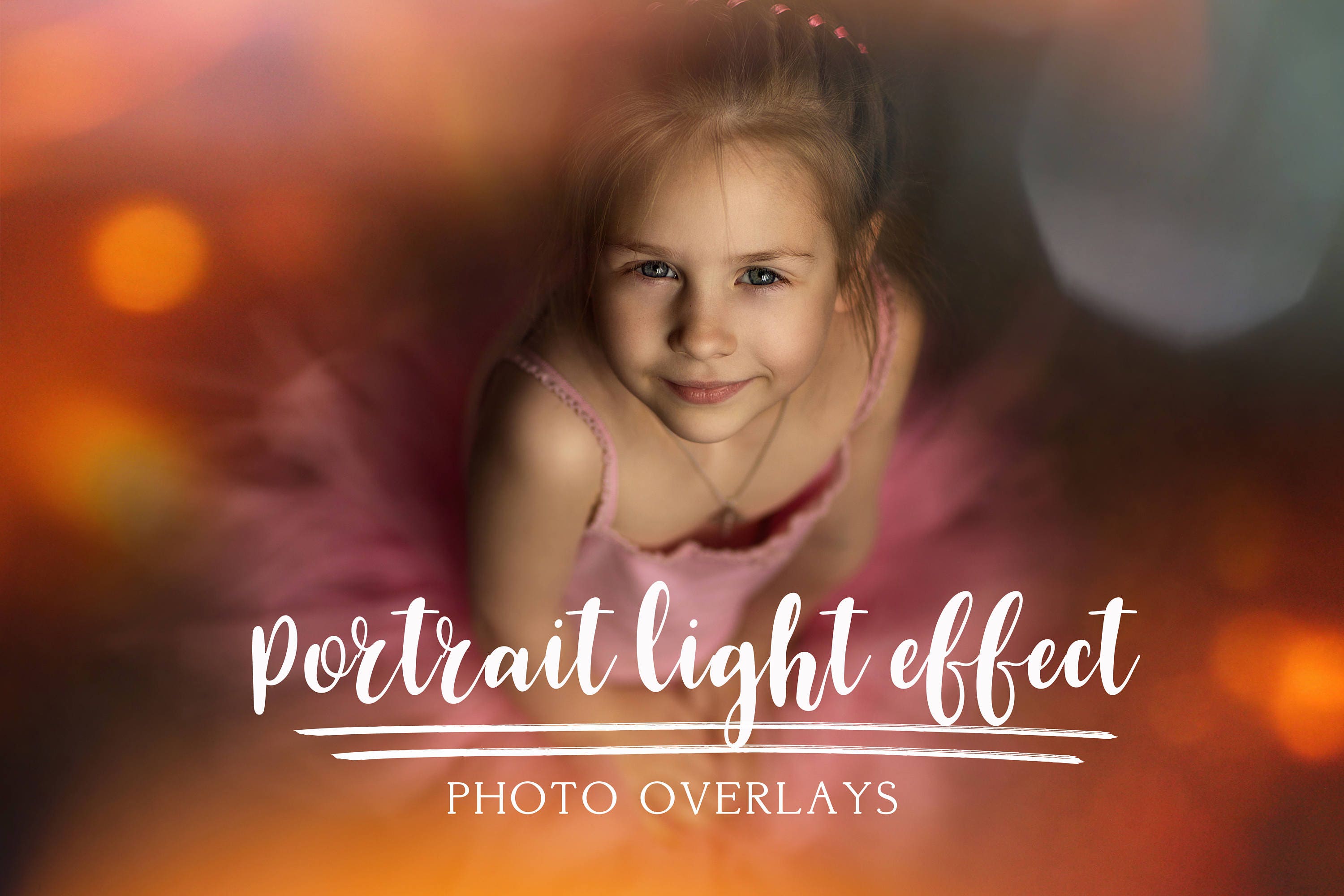 20 Portrait light effect photo overlays photoshop overlays