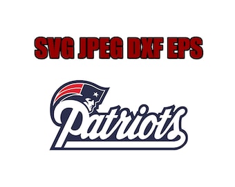 New England Patriots SVG File - Vector Design in, Svg, Eps, Dxf, and Jpeg Format for Cricut and Silhouette, Digital download !!!!!!!!!!!!!!!