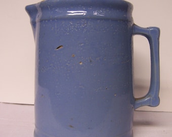 STONEWARE BLUE PITCHER