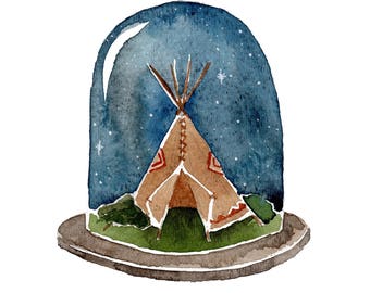 Terrarium print from original