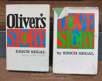 SALE Love Story by Erich Segal Signed Copy | Oliver's Story by Erich Segal | Rare Books | 1970's Signed Book | Signed Love Story Book