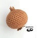 Crochet Onion Pattern / Crochet Vegetable Pattern / Crochet Food Pattern
