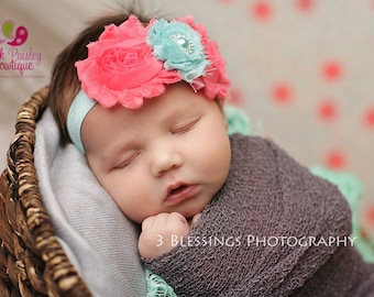 Baby Headband - Newborn Headbands - Infant headband - Baby Hair Accessories - Couture Baby Girl Headband - headband baby