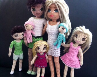 Kindabam Crochet Family Pattern PDF Downloadable file