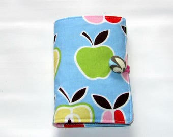 Tea Bag Case, Tea Wallet, Tea Bag Pouch, Tea Bag Wallet, Tea Bag Holder, Tea Holder, Tea Bag organizer, Tea bag Storage, Pears & Apples