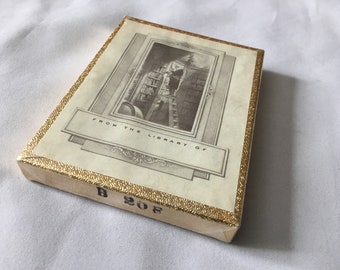 Sealed Pack Of Vintage Antioch Bookplates Made In USA From The Library Of 3 X 4 Inches