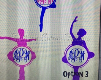 Vinyl Ballet Monogram Decal