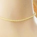 Seed Bead Choker Beach Surfer Boho Hippie Light Yellow 13, 14, 15 and 1/2 Sizes Indian Indie Bohemian Beaded Single Strand