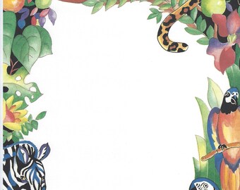 It's a Jungle Out There by Frances Meyer ~ 8.5 x 11