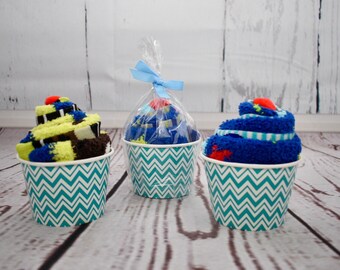 Fuzzy Socks | Fuzzy Sock Cupcakes | Boys Fuzzy Socks | Gifts Ideas for boys | Little Boy Gifts | Boy Party Favors | Gift Ideas for Boys