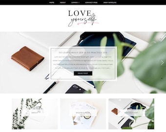 Wordpress Theme - Responsive Wordpress Template - Lifestyle Blog Template - Genesis Child Theme - Genesis Framework Theme // LOVE