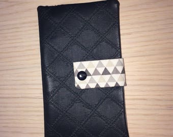 Checkbook holder with cards