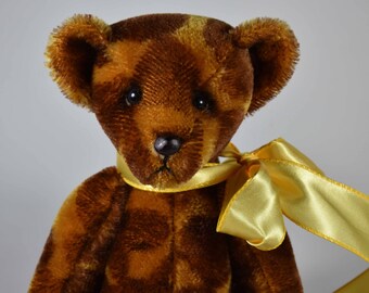 Graham – Handmade Teddy Bear, Artist Bear, Stuffed Animal, Mohair, Toy, OOAK, Made In Alaska