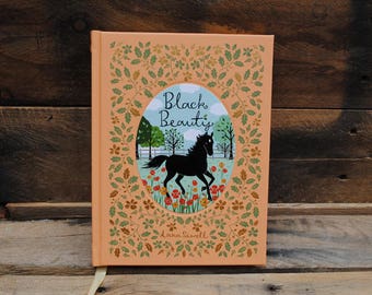 Hollow Book Safe - Black Beauty - Leather Bound