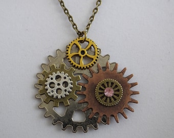 Dreams of Steampunk. Steampunk, Steampunk Necklace, Steampunk Pendant, Pendant, OOAK