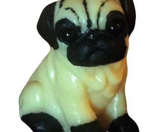 Pug Puppy Dog Candle
