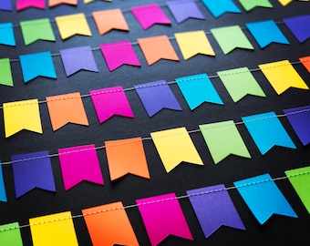 Colourful Dovetail Pennant Garland