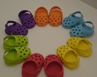 Doll Clogs to fit 18 Inch Dolls such as an American Girl and Other Similar Dolls