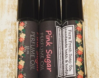 Pink Sugar Perfume Oil, Roll On Perfume, Pink Sugar Fragrance, Gift for Her, Sweet Perfume, Cotton Candy, Ladies Perfume,